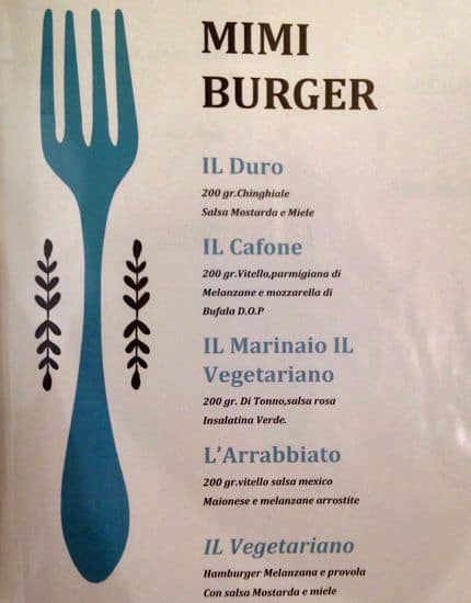 Menu di Mimi 