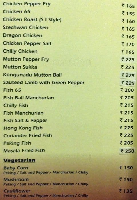 Symphony Menu Menu for Symphony Race Course Coimbatore Zomato