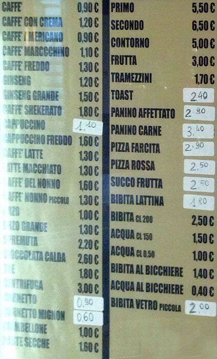 Menu di Coffee Hour 