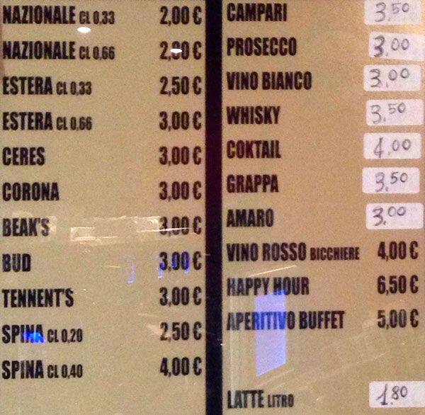Menu di Coffee Hour 