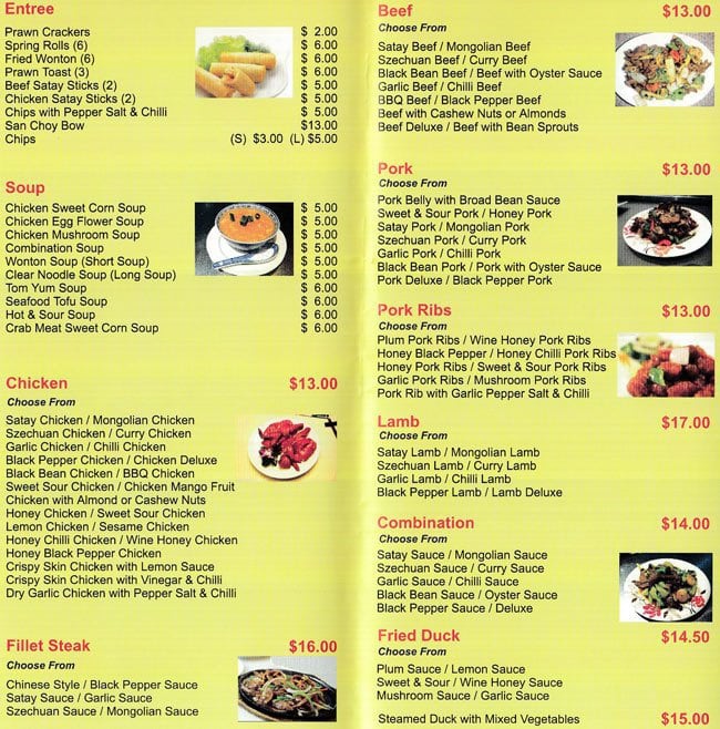 dragon city near me menu