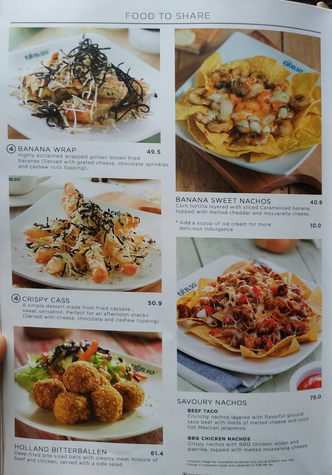 Excelso Menu Menu For Excelso Thamrin Jakarta Zomato Indonesia