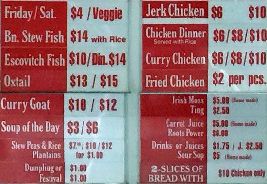 Hot Pot Restaurant menu
