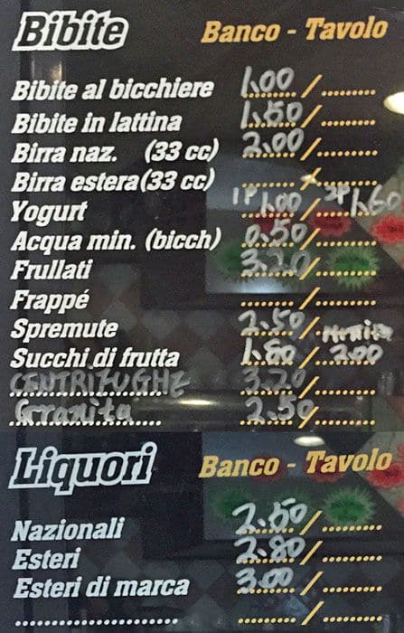 Menu di PuntoBar09 