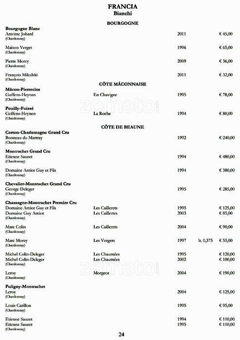 Menu di Open Colonna Bistrò 