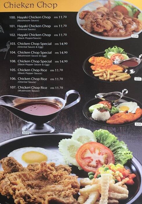 Hayaki Menu Menu For Hayaki Seksyen 7 Selangor