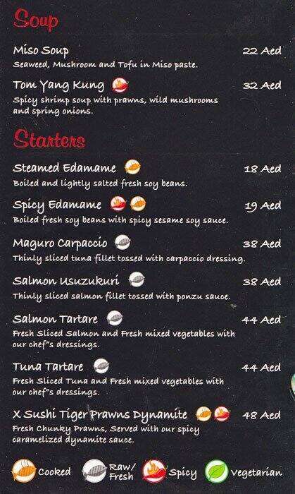 Xsushi Menu, Menu For Xsushi, Al Reem Island, Abu Dhabi - Zomato