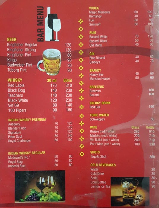 New Indian Kitchen menu