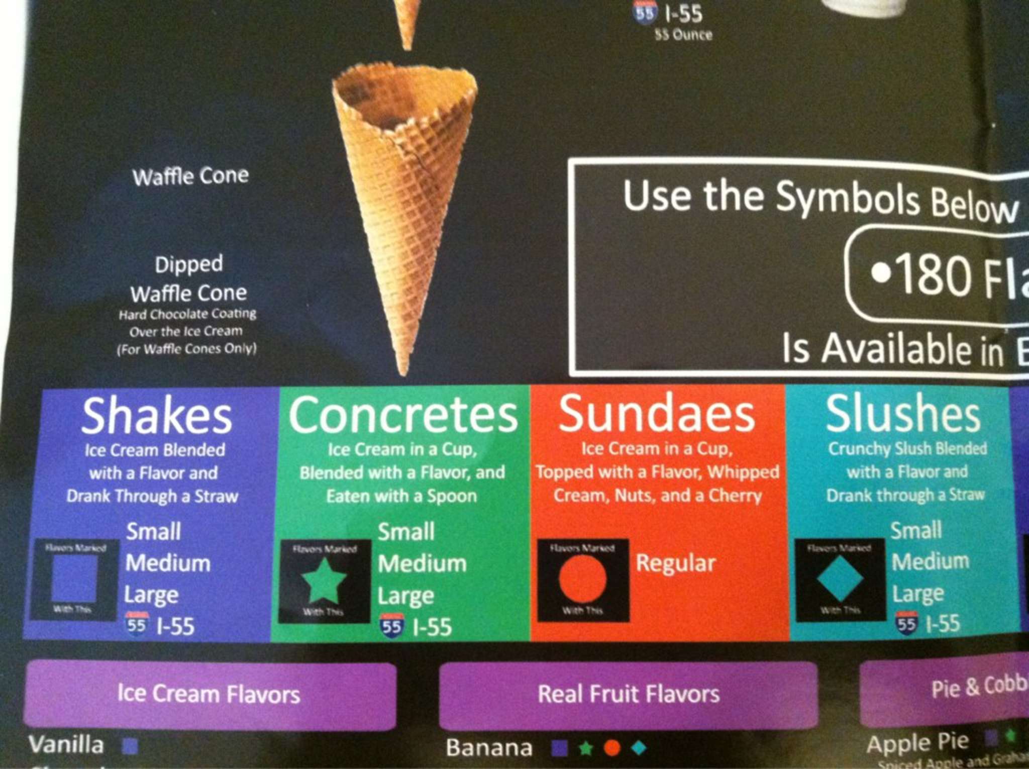 Menu at Velvet Cream The Dip fast food, Hernando