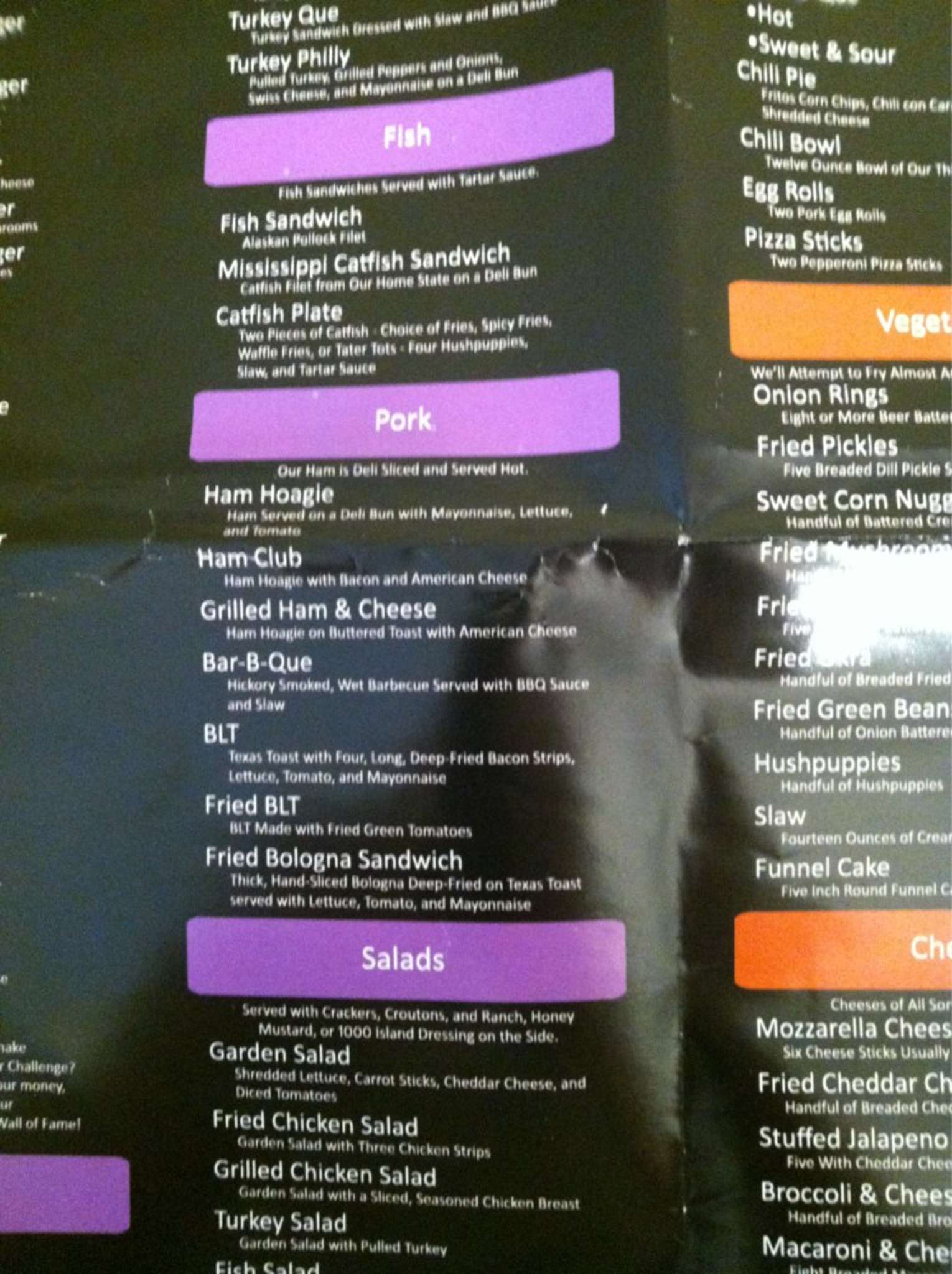 Menu at Velvet Cream The Dip fast food, Hernando