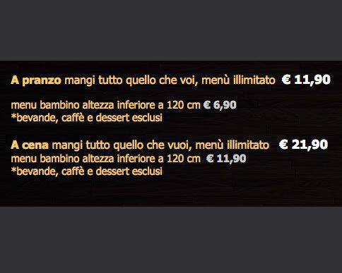 Menu di Junyue 