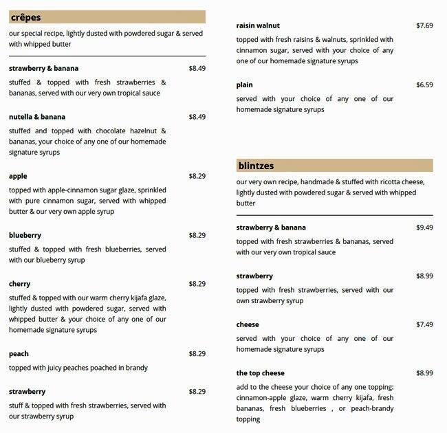 Menu at Flap Jacks of Oak Lawn restaurant, Oak Lawn