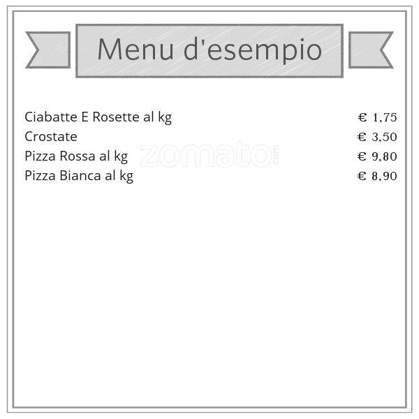 Menu di Formaggi Pane & Dolci 