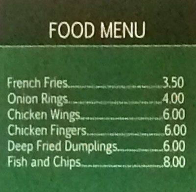 Ice Queen Restaurant menu