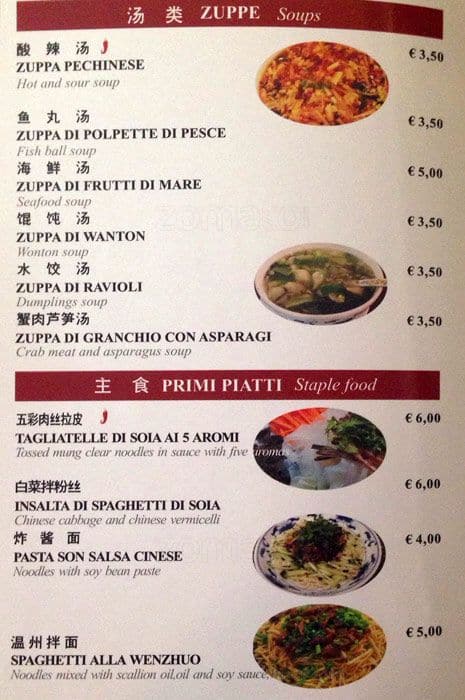 Menu di Nuova Viscontea 