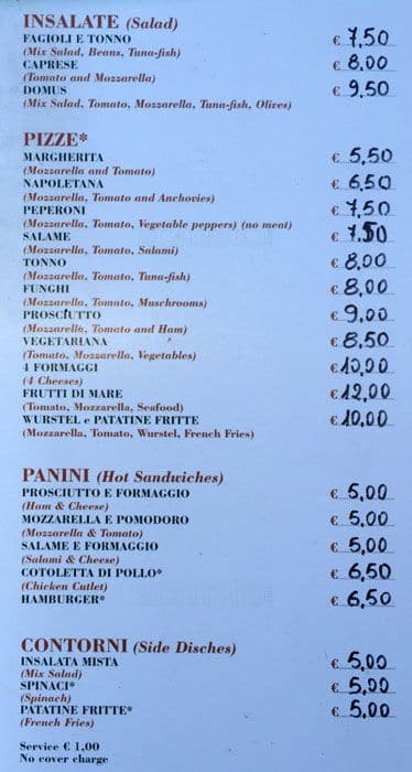 Menu di Bistrot.936 