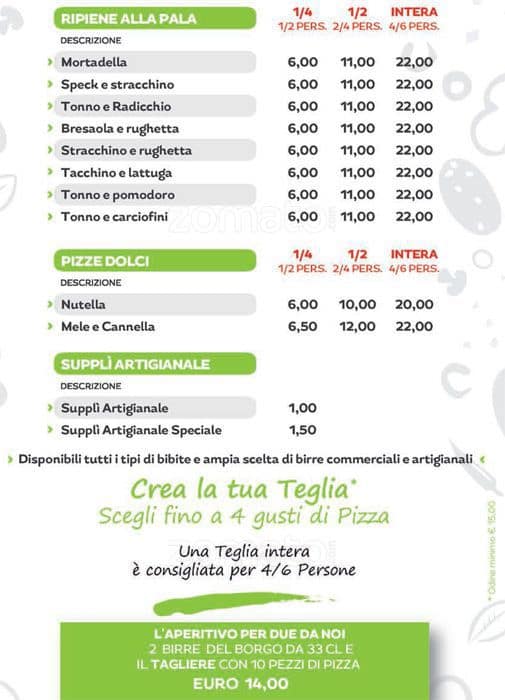 Menu di Alice 