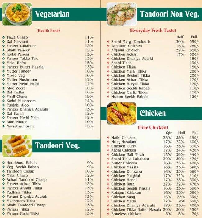 Indian Curry Menu, Menu for Indian Curry, Mayur Vihar Phase 1, New ...