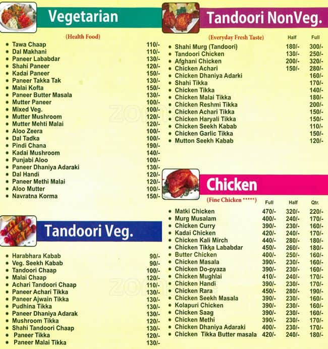 Indian Curry Menu, Menu for Indian Curry, Mayur Vihar Phase 1, New ...