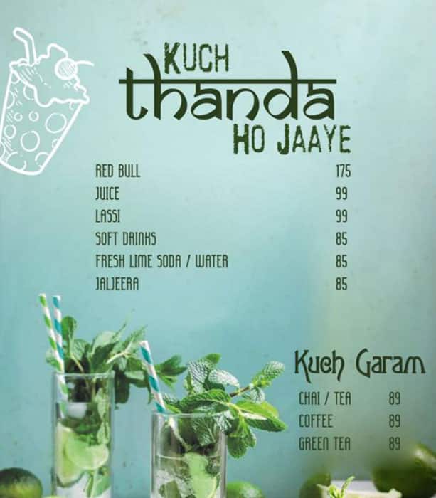 Spice Court Restaurant & Bar menu
