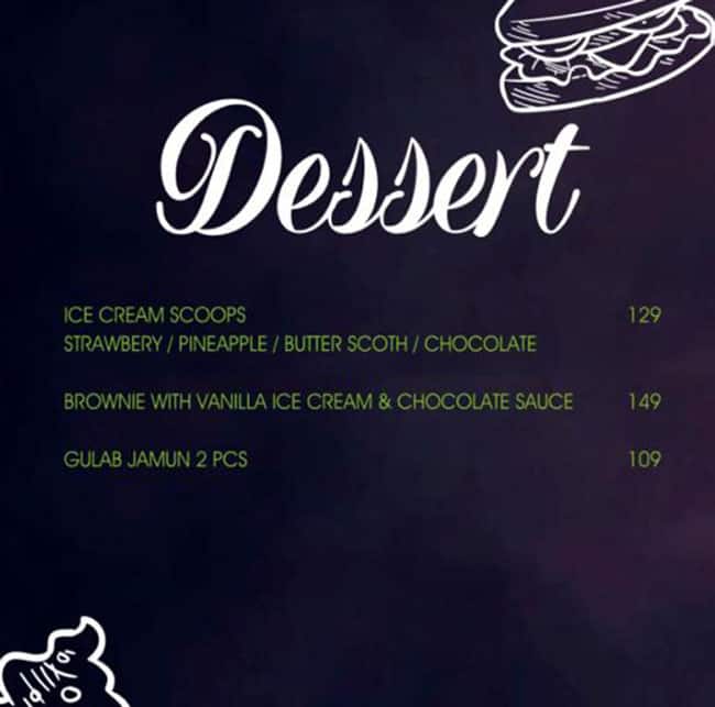 Spice Court Restaurant & Bar menu