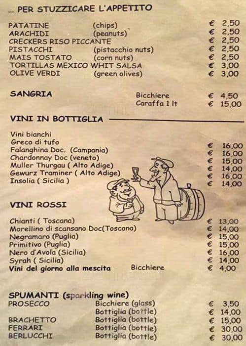 Menu di Dalhù 