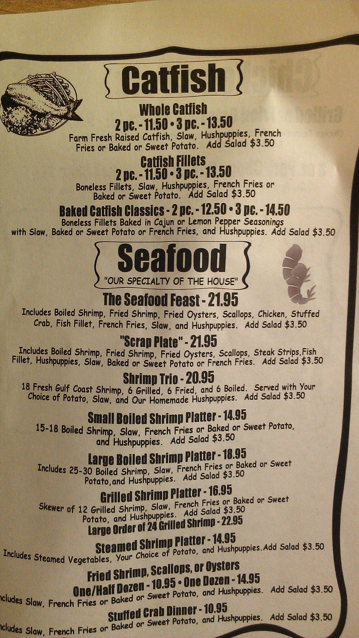 Friendship House Restaurant Menu