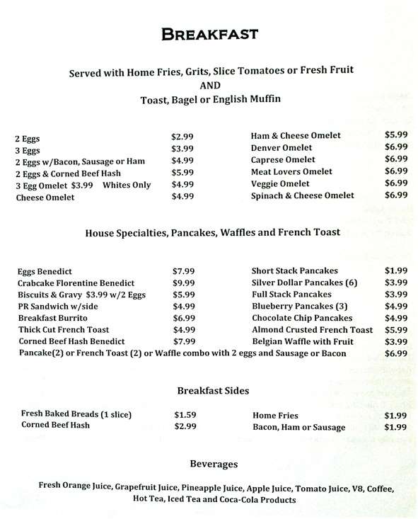 Pineapple Republic Grill Menu, Menu for Pineapple Republic Grill