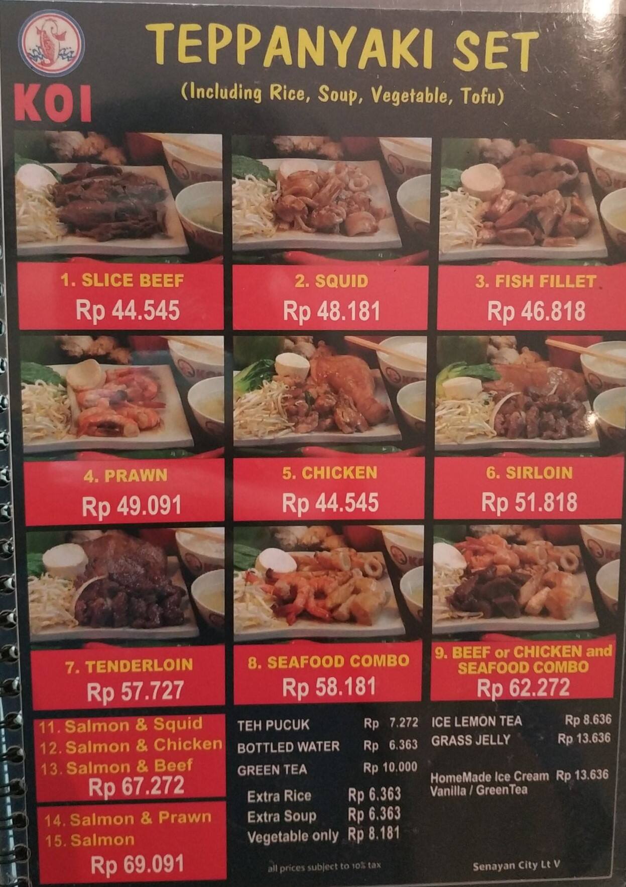 Koi Teppanyaki Senayan Jakarta