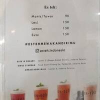 Es Teh Indonesia Menu Menu Untuk Es Teh Indonesia Melawai Jakarta
