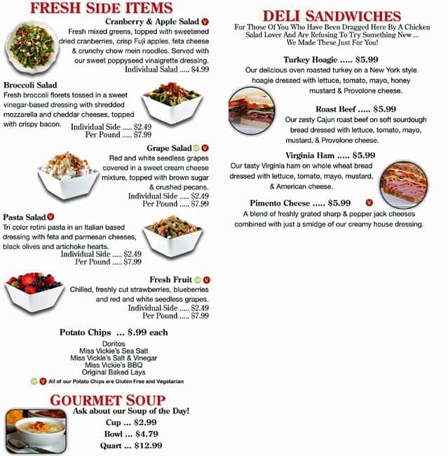 chicken salad chick menu chicken salad chick menu