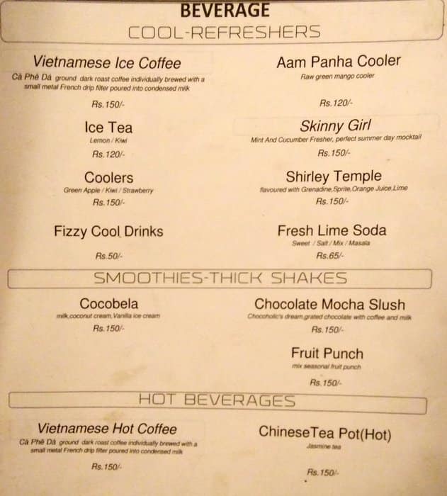 Vietnamese Kitchen Menu, Menu for Vietnamese Kitchen ...