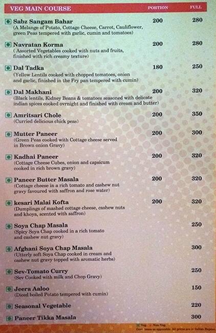 House On Fire Restaurant menu