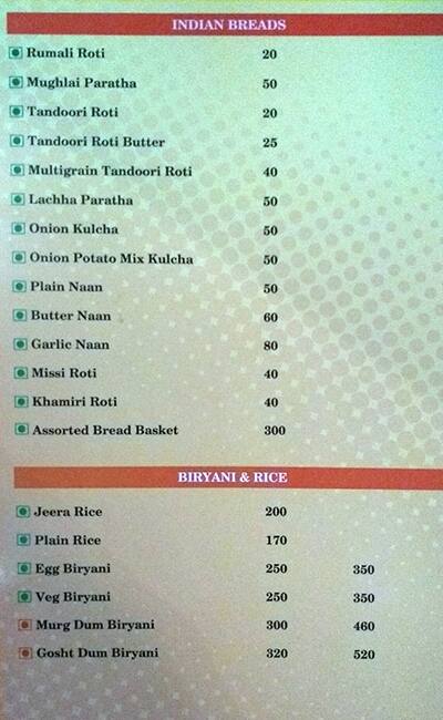 House On Fire Restaurant menu