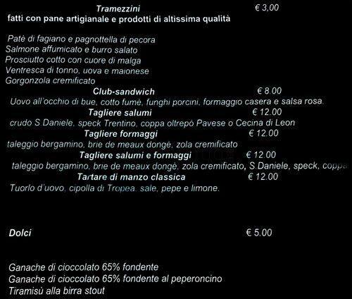 Menu di BQ PUB 