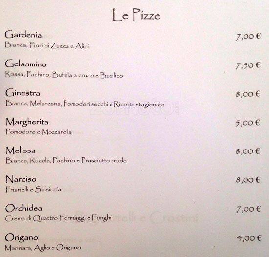 Ristorante L.A.V.R.V.S Speisekarte