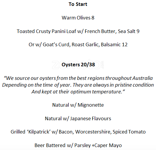 Rock Salt Modern Dining Menu, Menu for Rock Salt Modern Dining