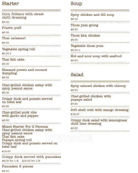 Isarn menu