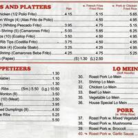 Chen S Garden Chinese Menu Menu For Chen S Garden Chinese