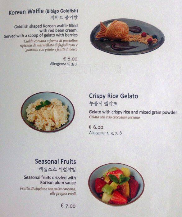 Menu di Hansik 