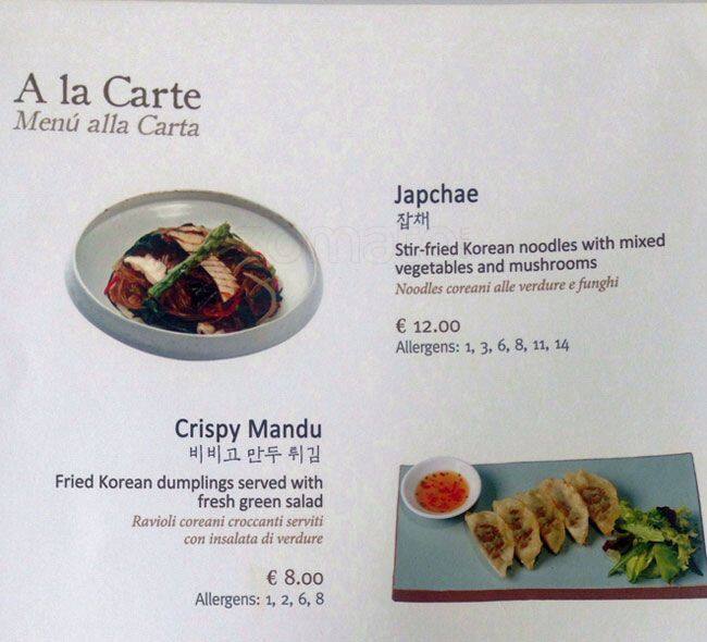 Menu di Hansik 