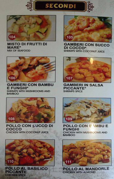 Menu di Giapponese Sara E Daniele 