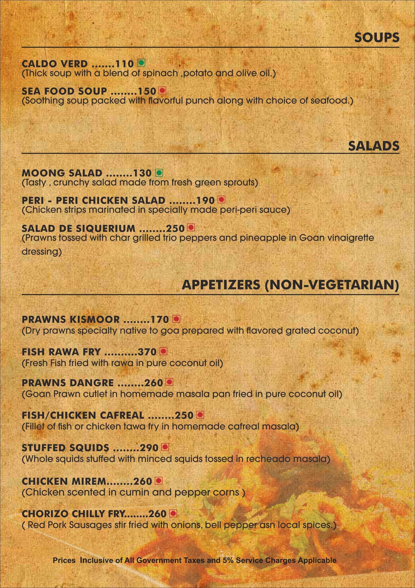 Soi Menu, Menu for Soi, Candolim, Goa - Zomato