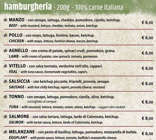 Menu di DiGusto 