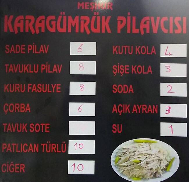 Karagumruk Pilavcisi Karagumruk Istanbul