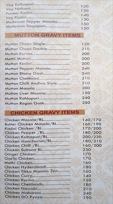 Revoli Inn menu