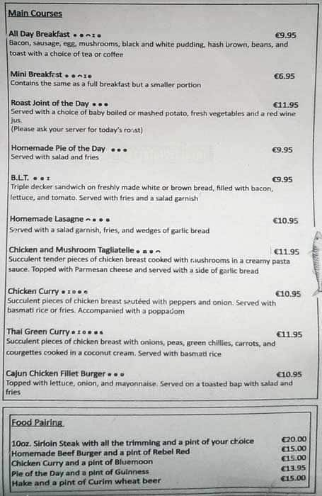 Dundrum House Menu, Menu for Dundrum House, Dundrum, Dublin - Zomato ...