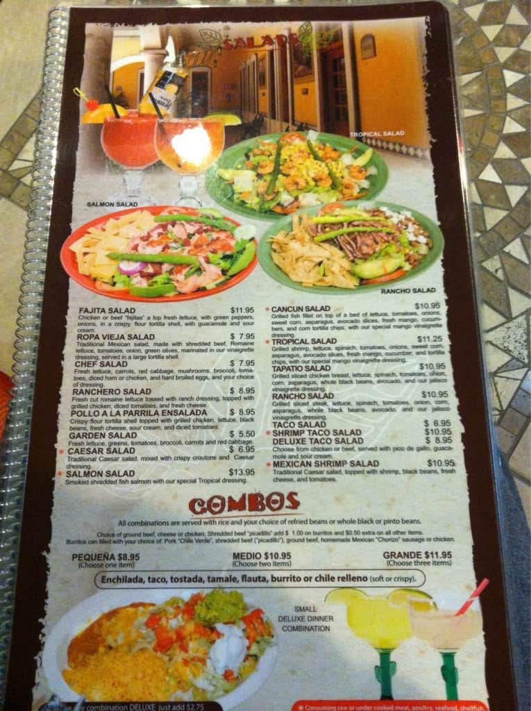 Hacienda Real a Northern Colorado Foto del Menu con Prezzi