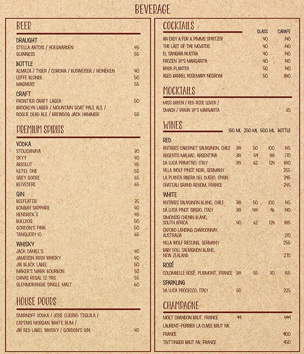 Brick Rooftop Kitchen Bar Aloft Hotel Menu Zomato