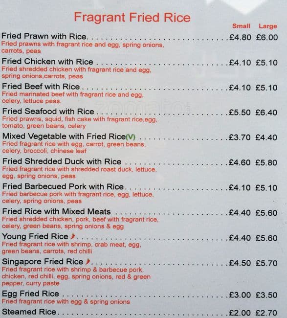 GC Kitchen - Chinese Takeaway akeaway menu